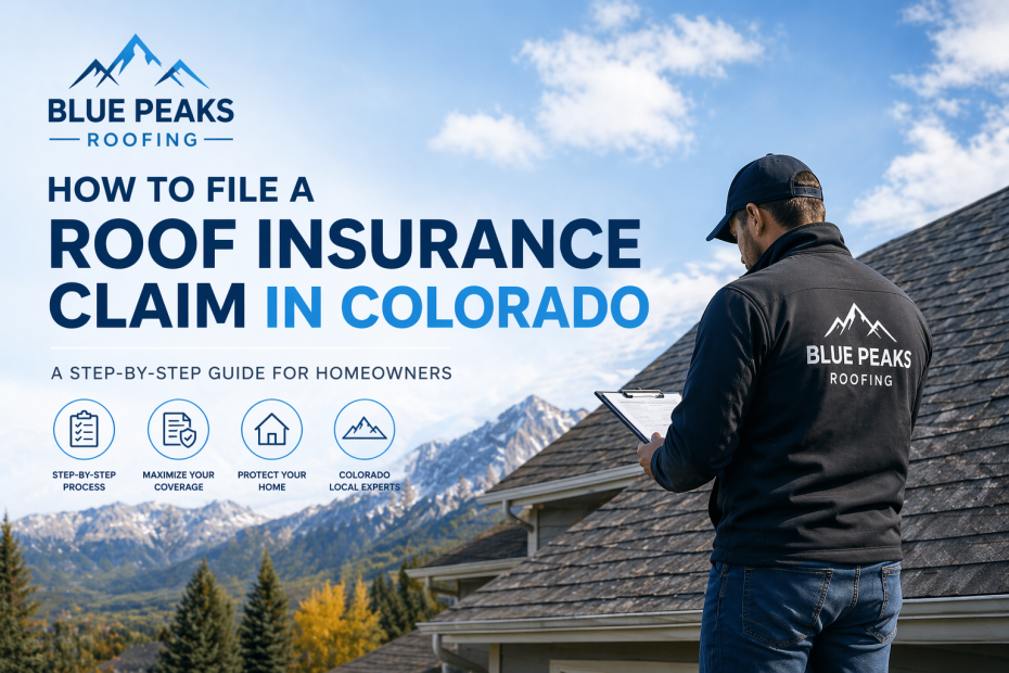 How to File a Roof Insurance Claim in Colorado — Step by Step
